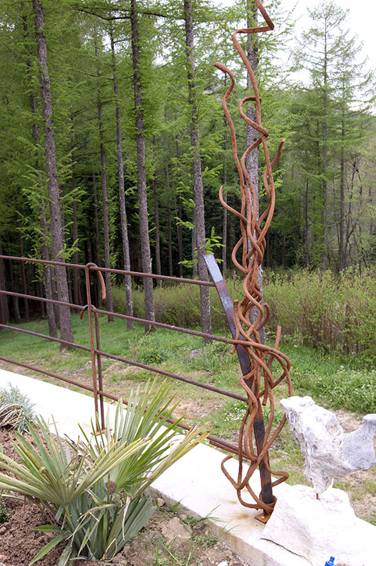 BARANDILLA CON DETALLE FORJA